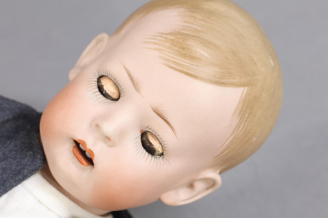 GERMAN BISQUE CHARACTER DOLLS. - 9