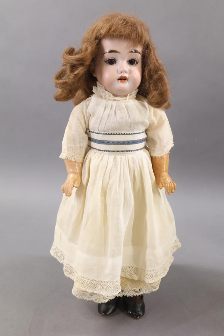 FRENCH/GERMAN BISQUE DOLLS. - 2
