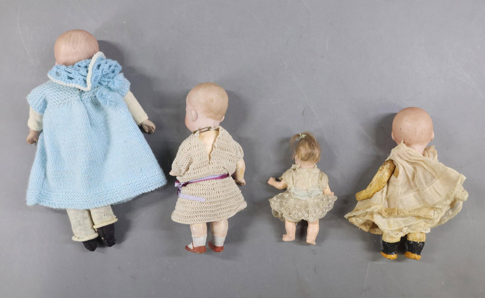 GERMAN BISQUE CHARACTER DOLLS. - 12