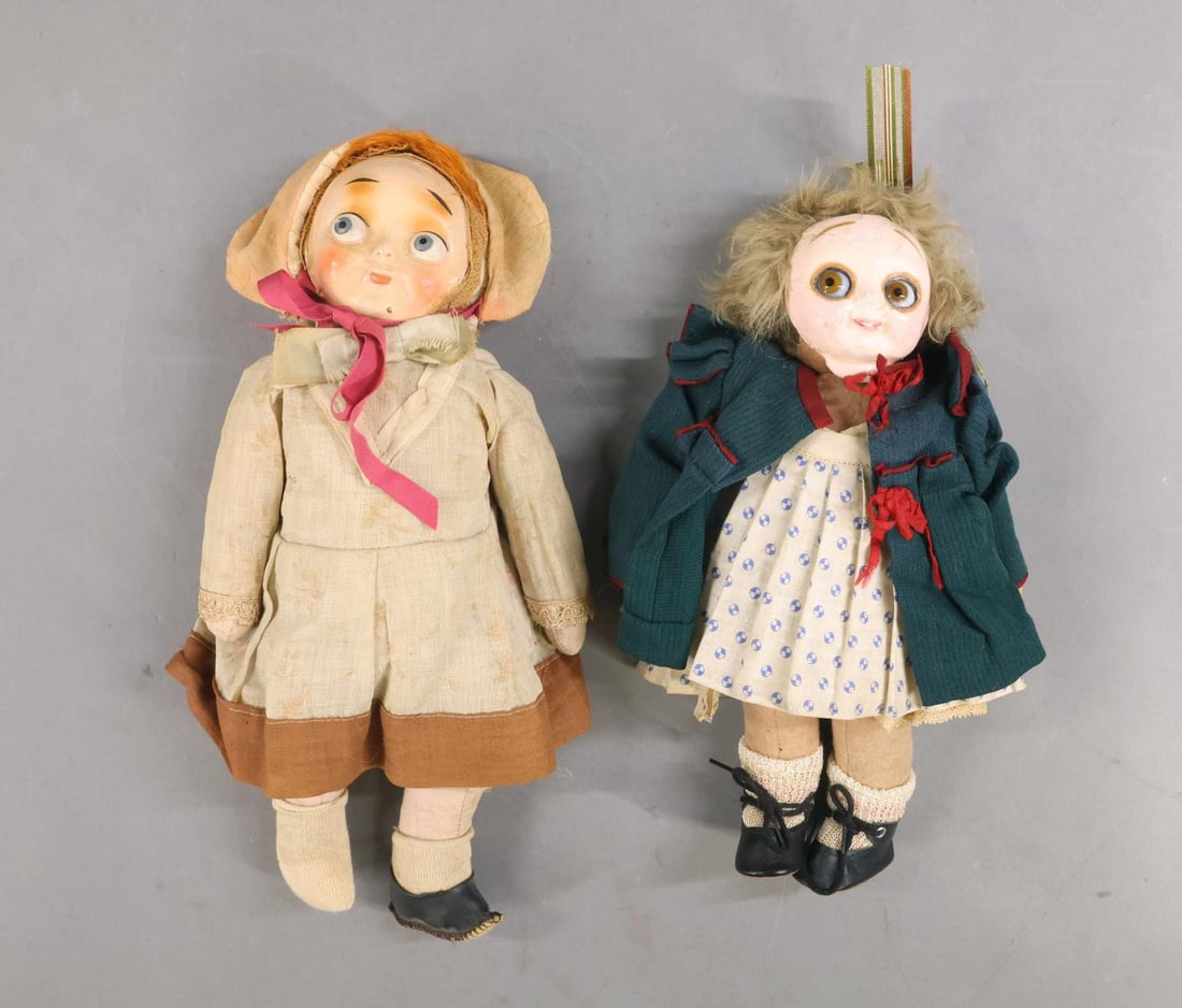 GOOGLY-EYE DOLLS. (1 of 8)