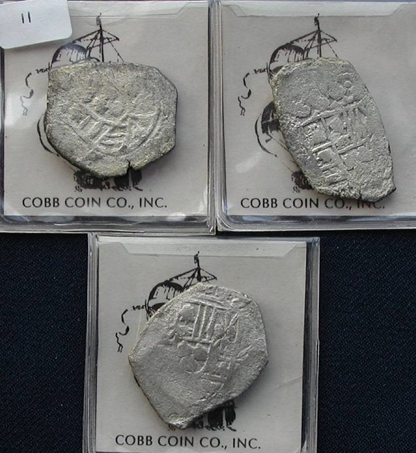 3 1715 Fleet 4 Reales.