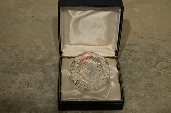 Baccarat Paperweight.