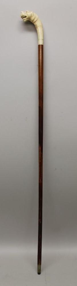 Carved Ivory Top Cane (1 of 5)