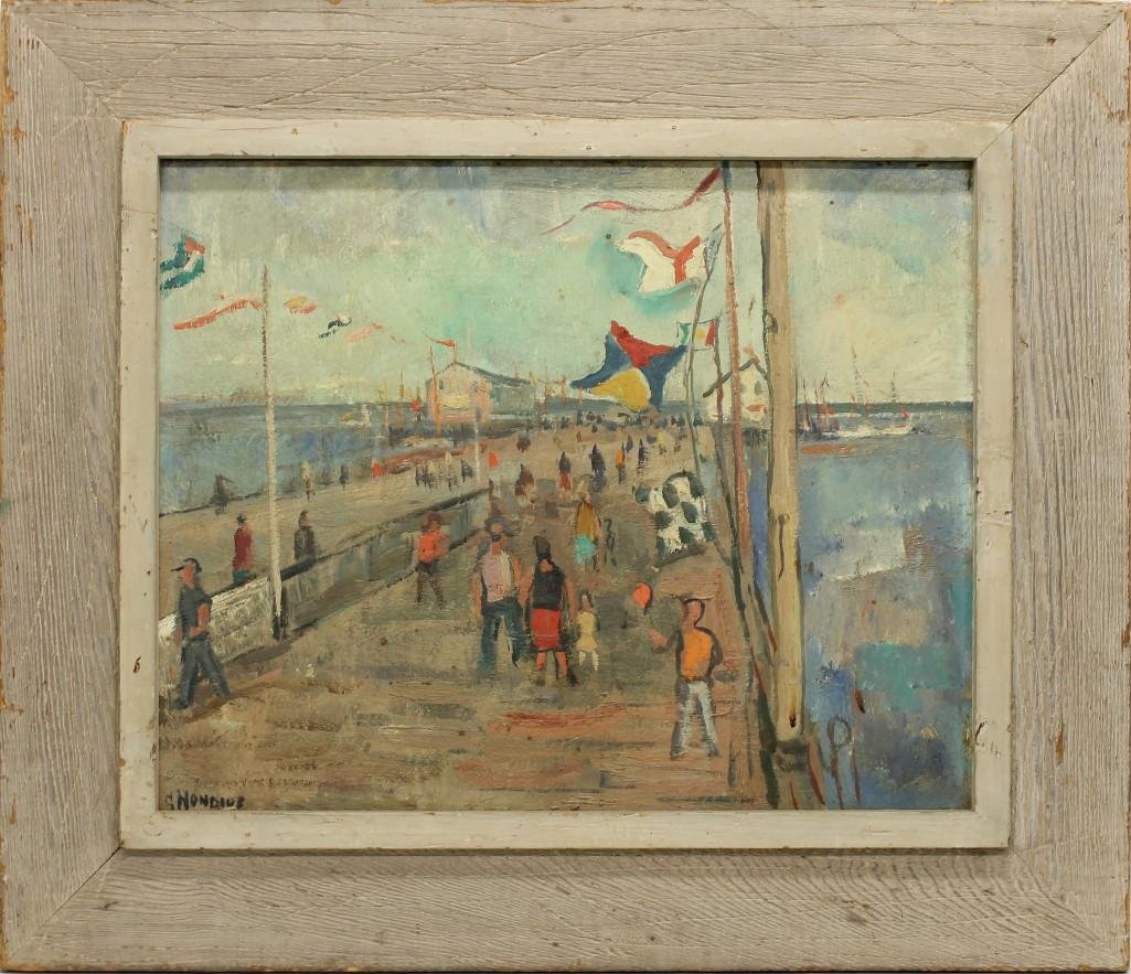 Gerrit Hondius (1891-1970, New York) Boardwalk (1 of 1)