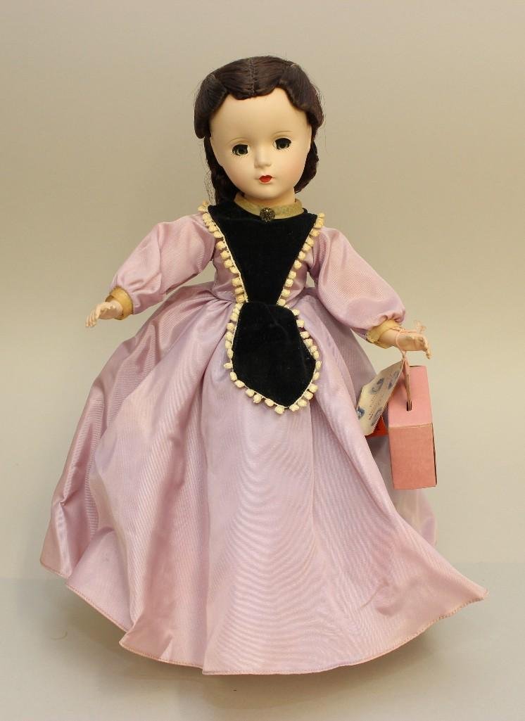 14" 1947-1956 ALL ORIGINAL, TAGGED HARD PLASTIC MADAME (1 of 5)