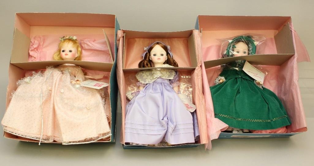 LOT OF (3) ALL ORIGINAL 14" VINYL MADAME ALEXANDER (1 of 1)