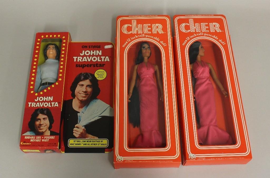 LOT OF (3) MIB NRFB DOLLS: (2) 1976 MEGO "CHER" DOLLS: Condition: dolls are MINT. Boxes have minor age wear.
