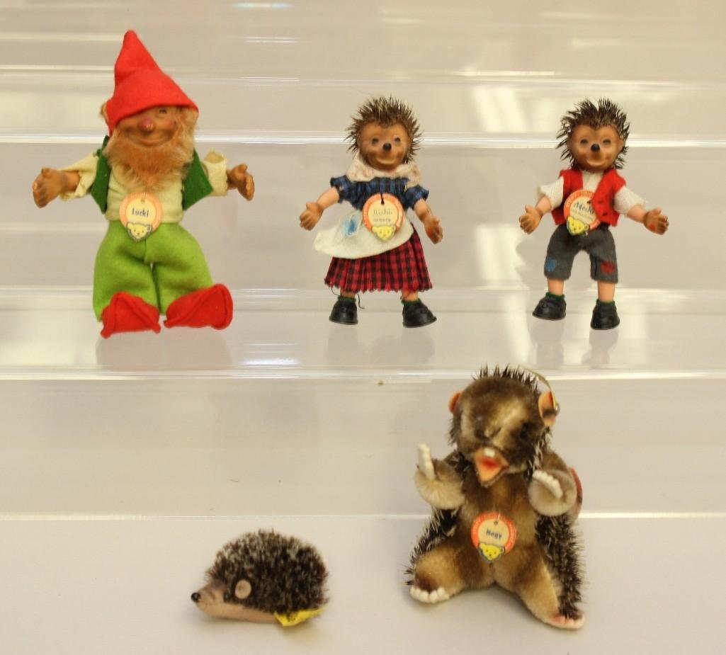 LOT OF VINTAGE TAGGED STEIFF - 5 PCS: (1 of 1)