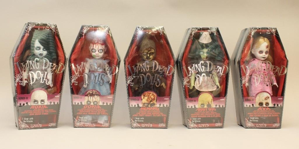 Lot Of 5 Mib Nrfb Mezco