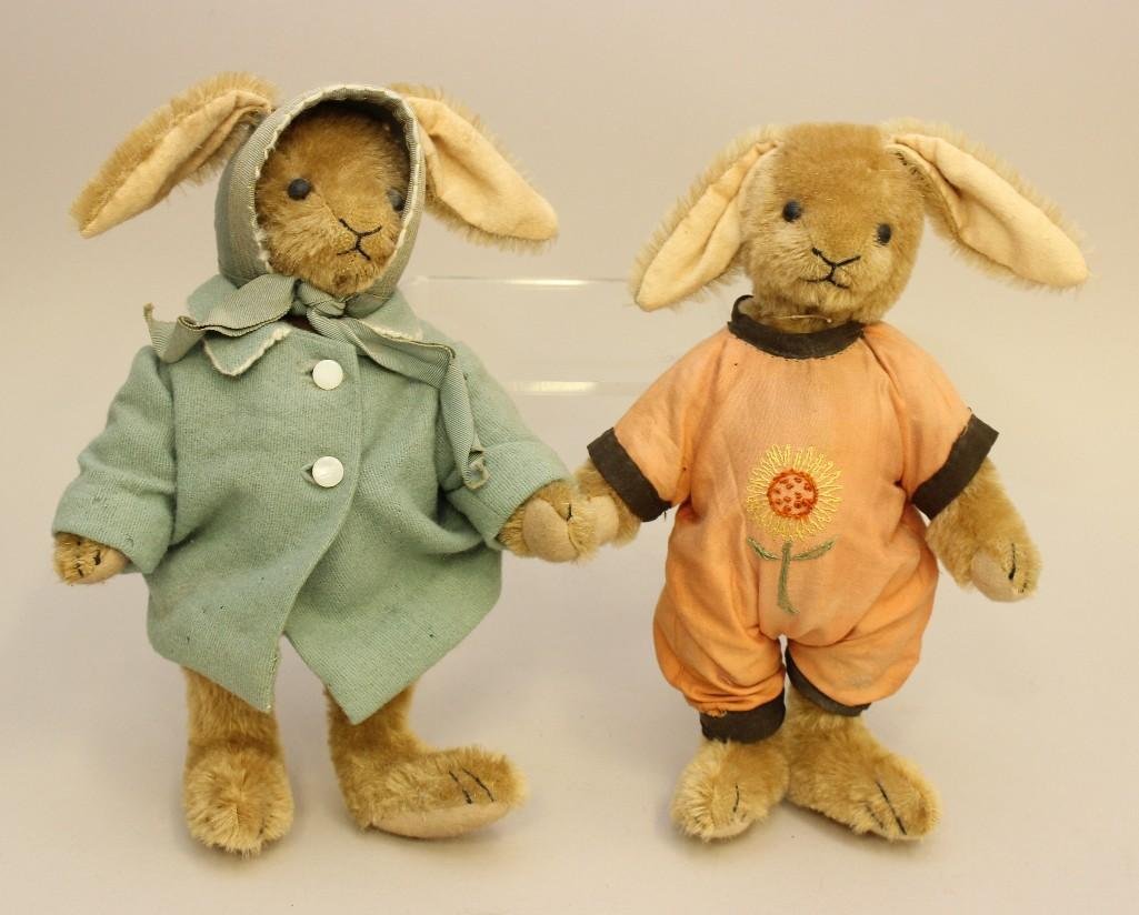 PAIR OF TAGGED  1987 PLEASANT WALK FOLK MOHAIR DRESSED (1 of 3)