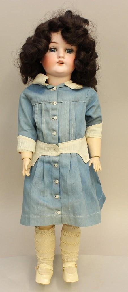 23" PANSY 1 GERMANY ANTIQUE BISQUE HEAD DOLL. (1 of 5)