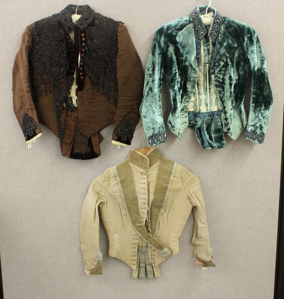 LOT OF (3) ANTIQUE LADIES' FANCY FITTED (1 of 10)