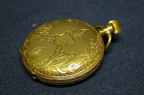 Pocket Watch.: N. Robert, Roman numerals, hunting case #264439. G.F.