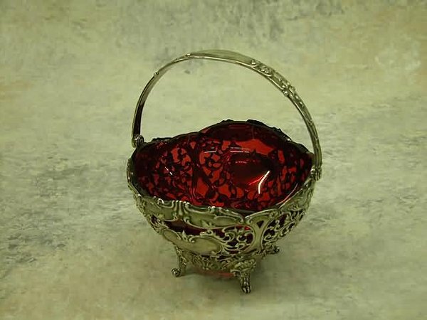 Gorham Sterling Silver Candy Basket.