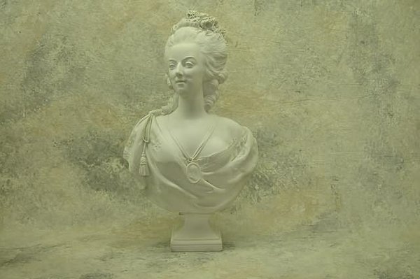 Bisque Porcelain Bust.