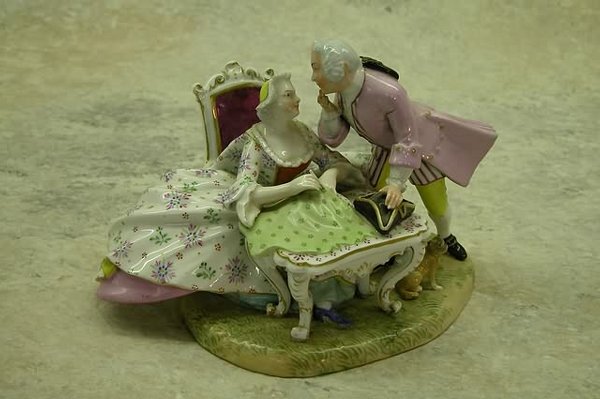 Royal Vienna Porcelain Group.