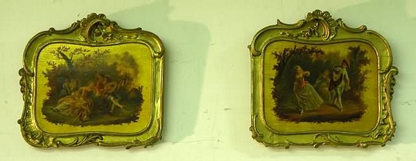 Pair of Continental School Paintings.