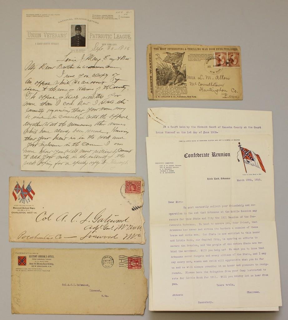 Grouping of Civil War Veteran's Ephemera (1 of 3)