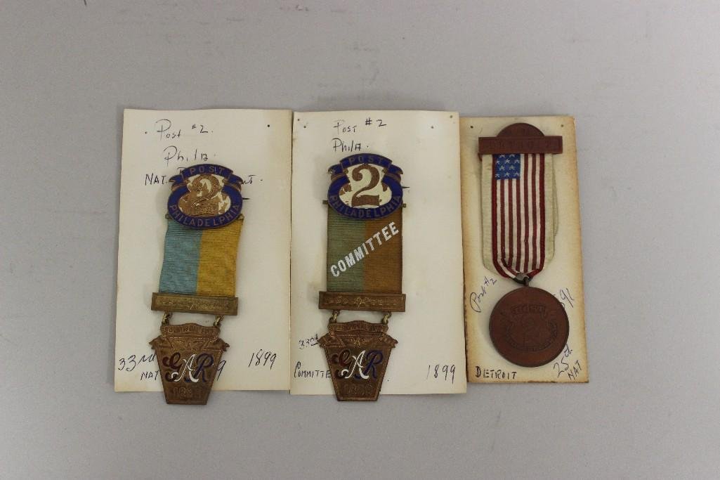 Philadelphia Post 2 GAR Related Medals (1 of 1)
