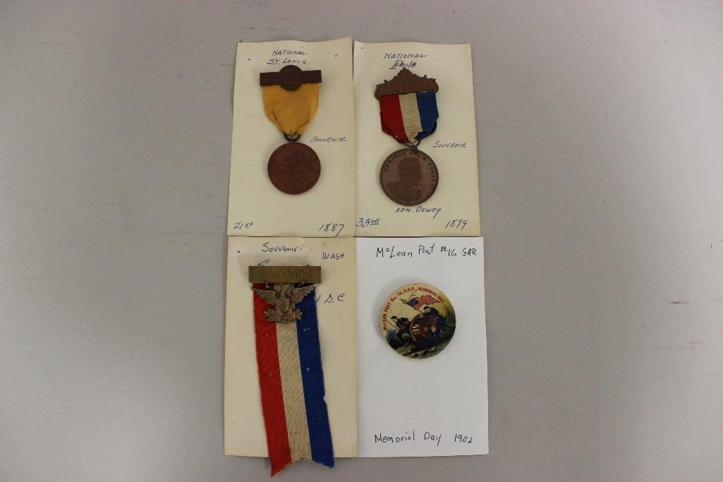Miscellaneous GAR Medals and Pins (1 of 1)