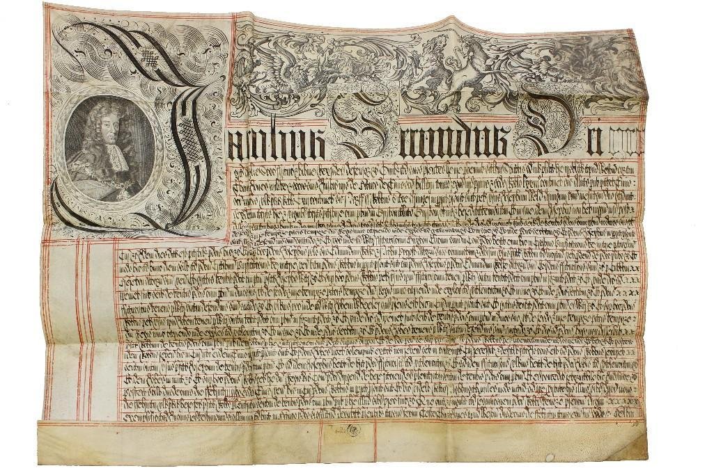 James II Land Document (1 of 4)