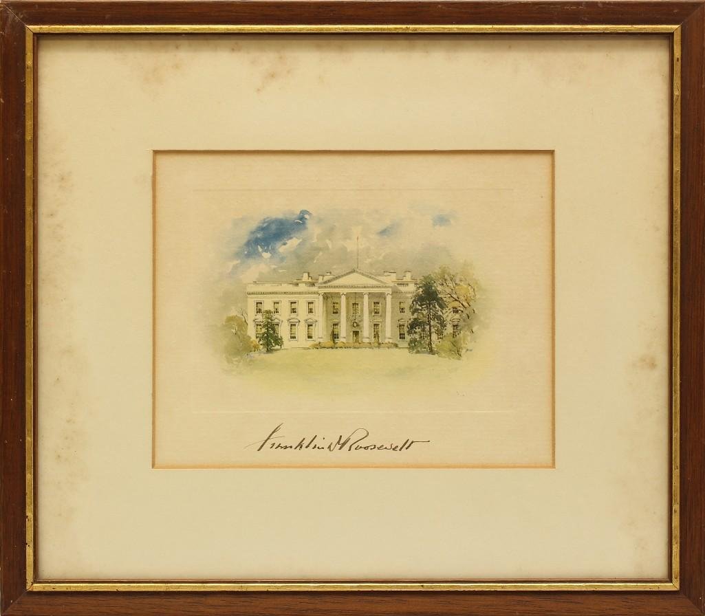 Franklin D. Roosevelt Autograph (1 of 2)