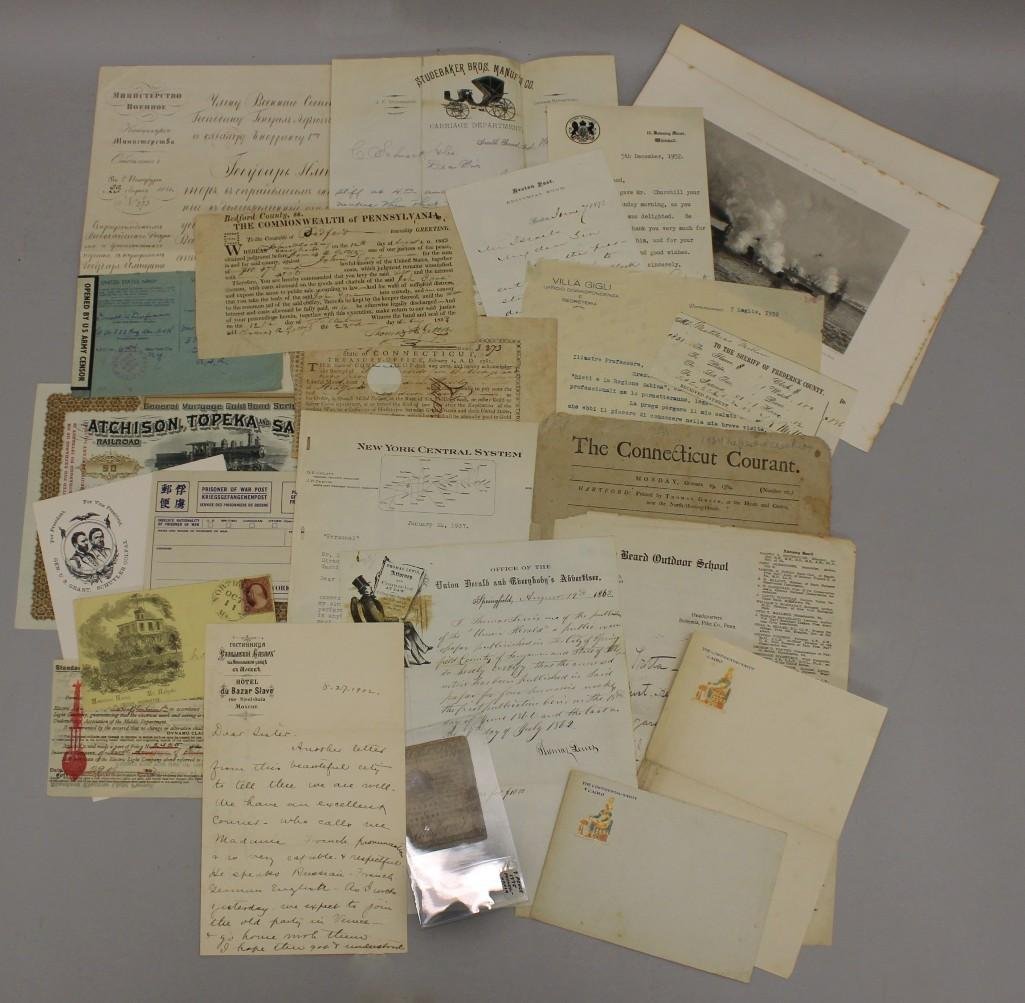 Grouping of Misc. Ephemera and Documents (1 of 1)