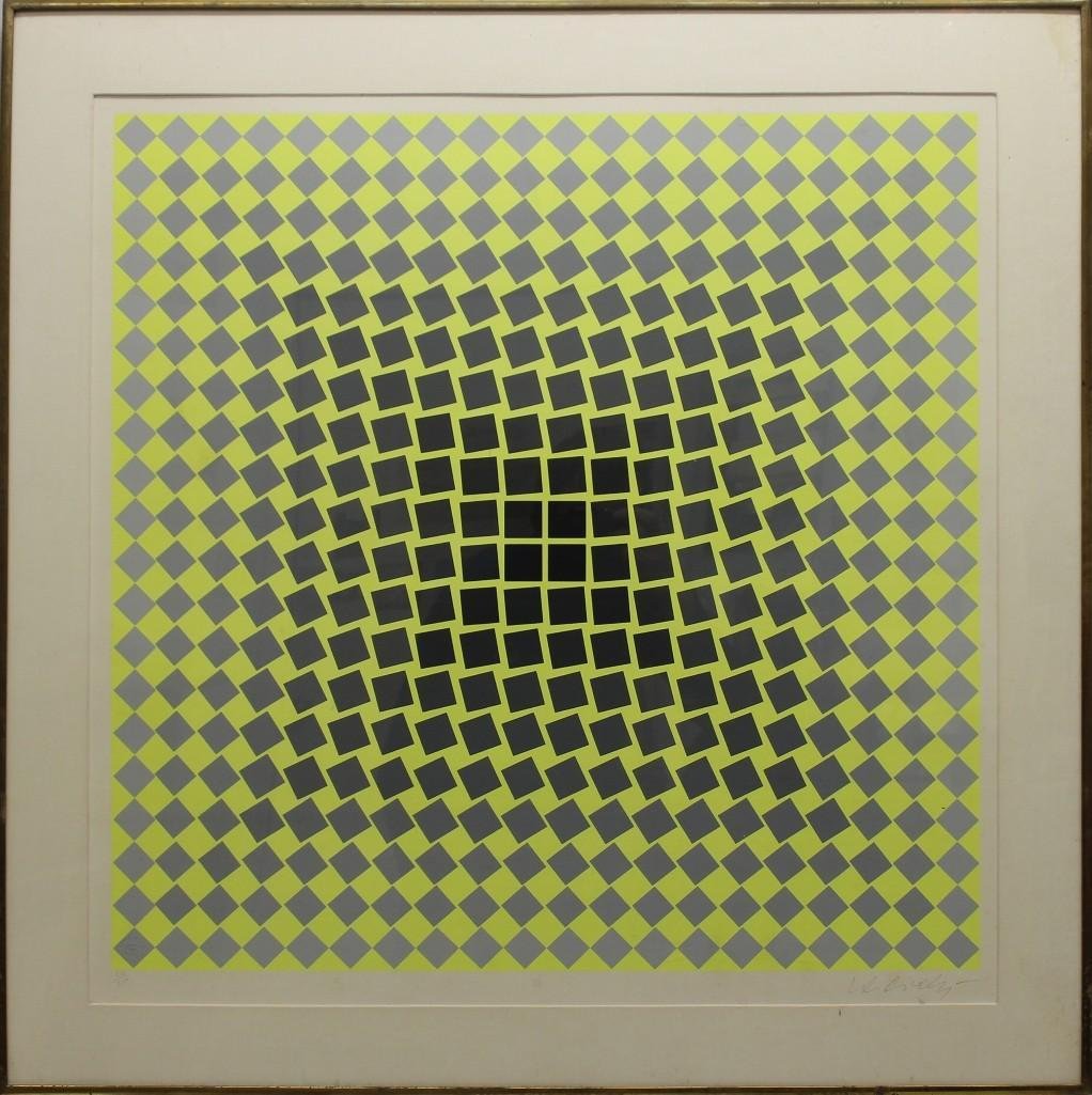 Victor Vasarely (1906-1997, France/Hungary) Abstract (1 of 1)