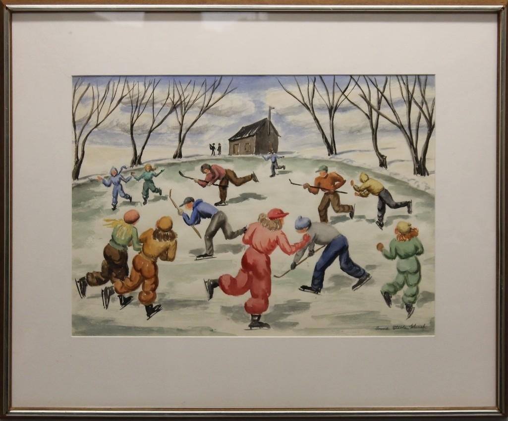 Anne Steele Marsh (1901-1995, New Jersey/New York) Ice (1 of 5)