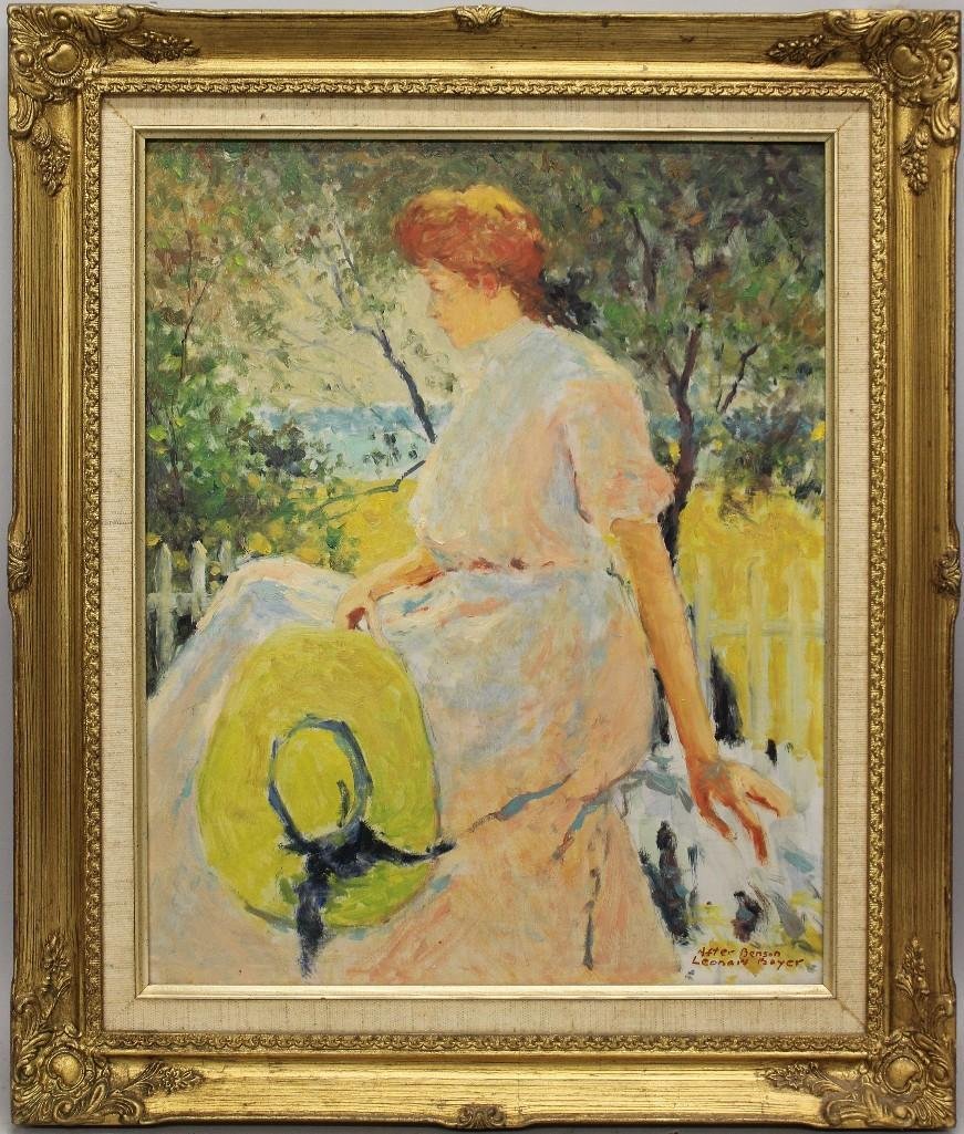 Leonard Boyer (20th c., CT/PA) "Detail of Elanore, a (1 of 3)