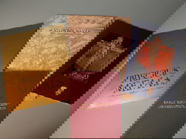 Four Southern Titles includes USS Arizona Silver: Edwards, Maxine T., Mermaids and Saguaros The USS Arizona Silver, 1994, sc.; Warren, David B., Southern Silver An Exhibition of Silver made in the South prior to1860, 1968.;Minter, Christine D., James