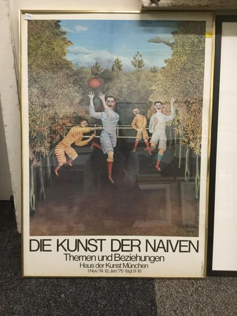 Henri Rousseau. Art exhibition print.: 32 1/2"h x 23"w.