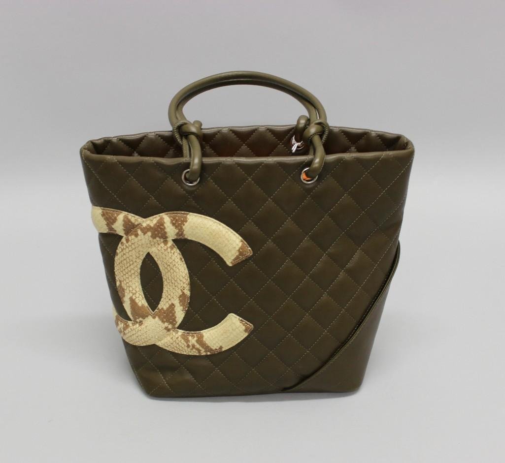 Chanel Linge Cambon Bucket Tote (1 of 7)