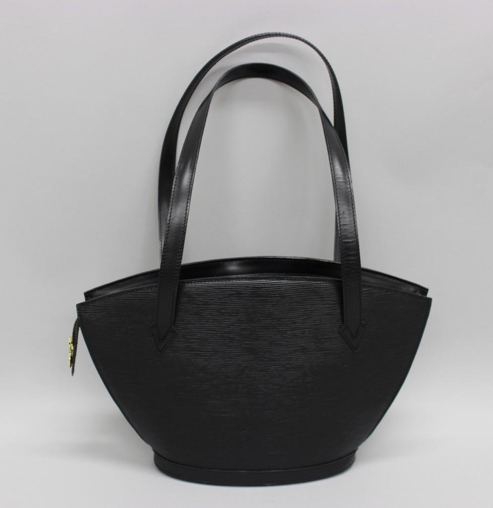 Louis Vuitton "St. Jacques" Epi Leather Black Handbag (1 of 6)
