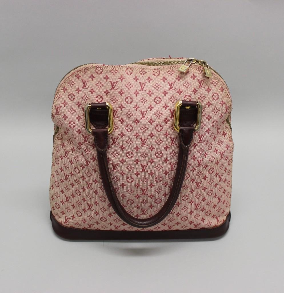 Louis Vuitton "Mini Lin Alma Haut" Handbag (1 of 7)
