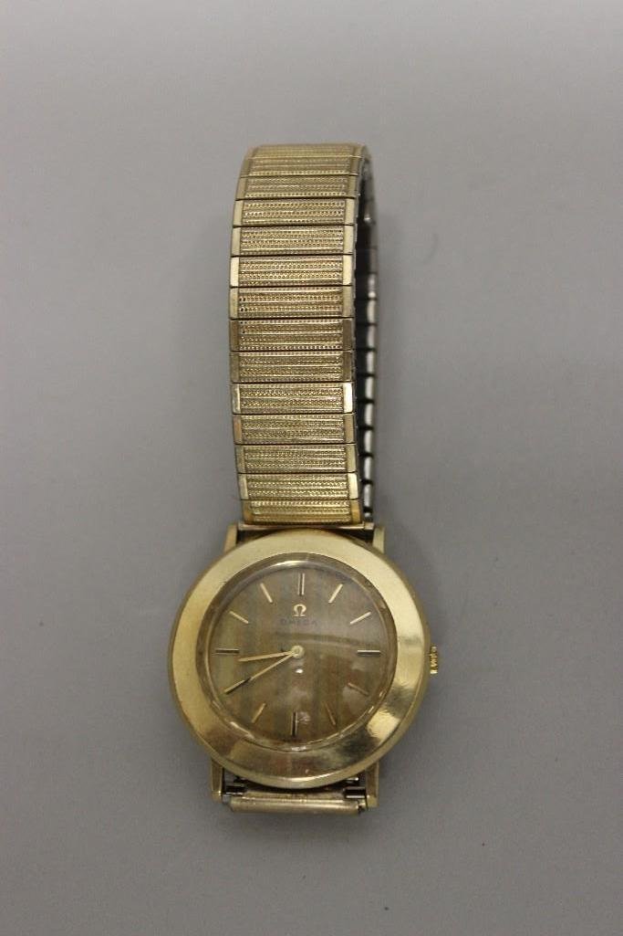 Gents Gold Omega Wrist Watch (1 of 1)