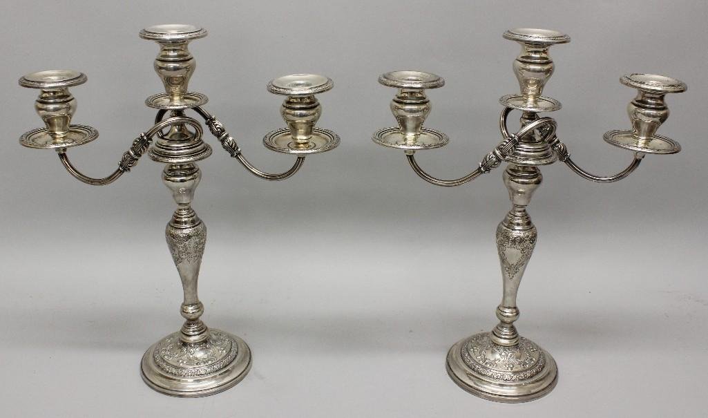 Pair of Frank M. Whiting Sterling Silver "Lily" (1 of 3)