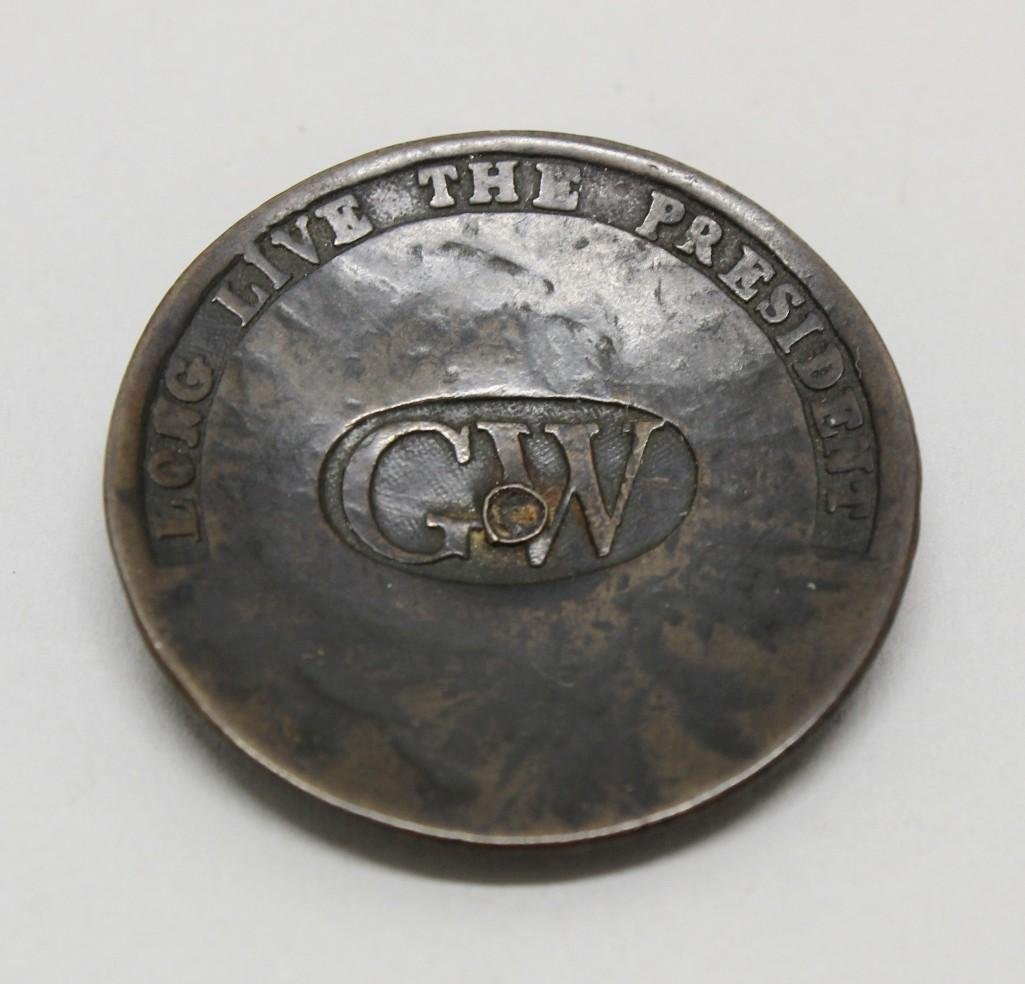 George Washington Inaugural Button (1 of 2)
