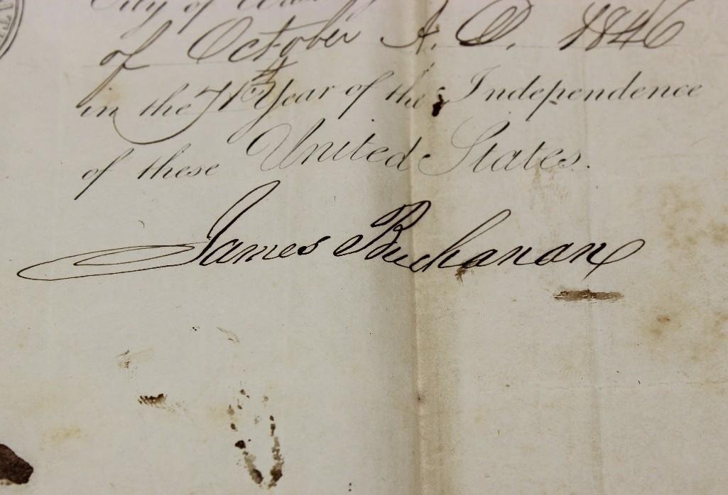 James Buchanan, Jr. Autograph (1 of 3)