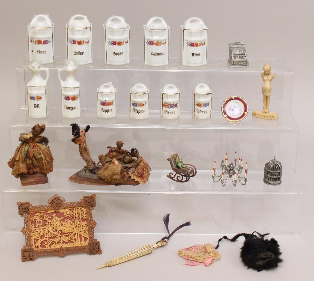 LOT OF ANTIQUE/VINTAGE  MINIATURES. (1 of 9)