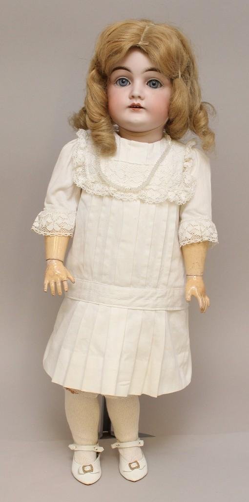 23" K. MADE IN GERMANY 14 146 ANTIQUE BISQUE HEAD DOLL. (1 of 3)