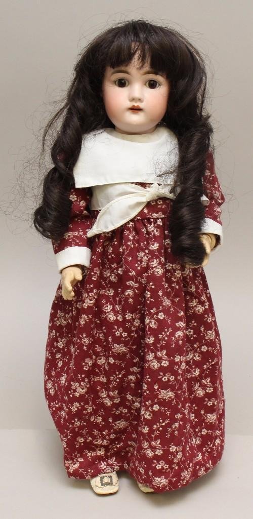 17" MADE IN GERMANY "8" ANTIQUE BISQUE HEAD DOLL. (1 of 6)