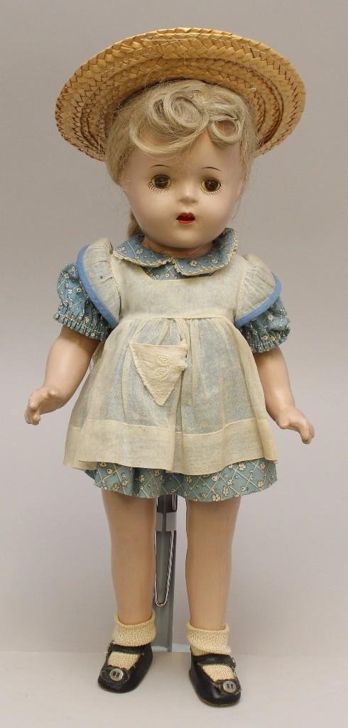 15" TAGGED 1930's COMPOSITION MADAME ALEXANDER "Mc (1 of 4)