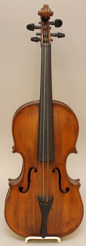 Copy of a Nicolaus Amatius Cremoniea Hieroni Violin: Mi Filius Antoni Nepos fecit 1676 on label.