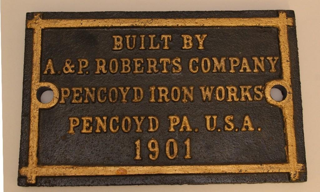 A. & P. Roberts Trust Plate (1 of 1)