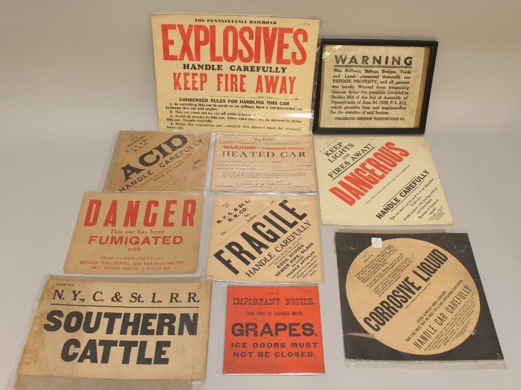 Grouping of Railroad Warning Signs (1 of 5)