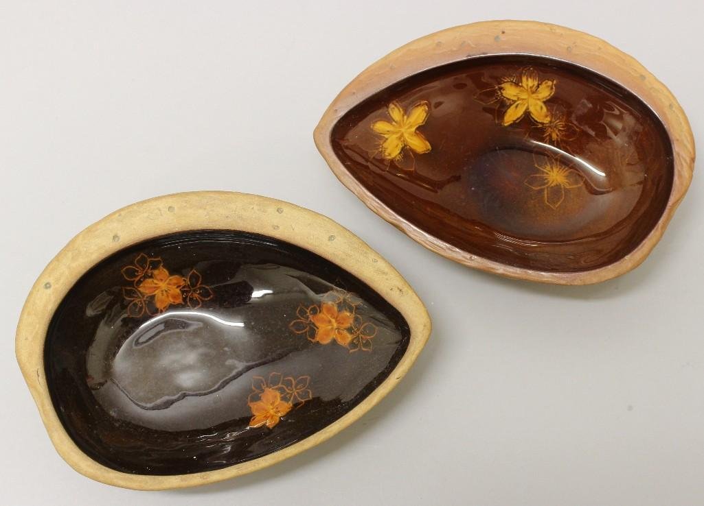 Pair of Rookwood Acorn Dishes (1 of 4)