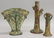 Grouping of Weller Pottery, Woodcraft, Fan Vase, Large