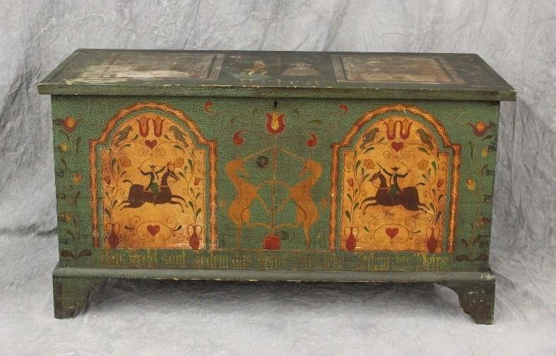 David Y Ellinger (1913-2003, Pennsylvania) Hand painted (1 of 7)