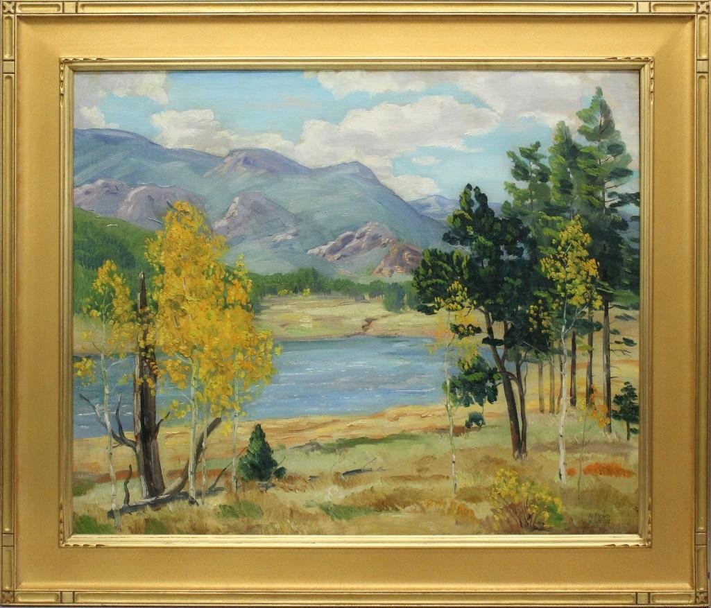 Alfred Wands (1904-1998 Ohio, Colorado) "Wellington (1 of 3)